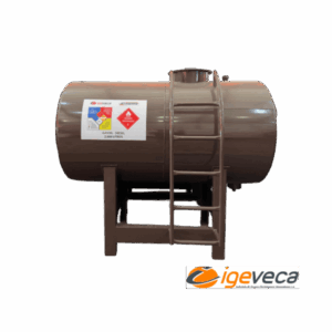 TANQUE DE ALMACENAMIENTO DE COMBUSTIBLE CILINDRICO HORIZONTAL